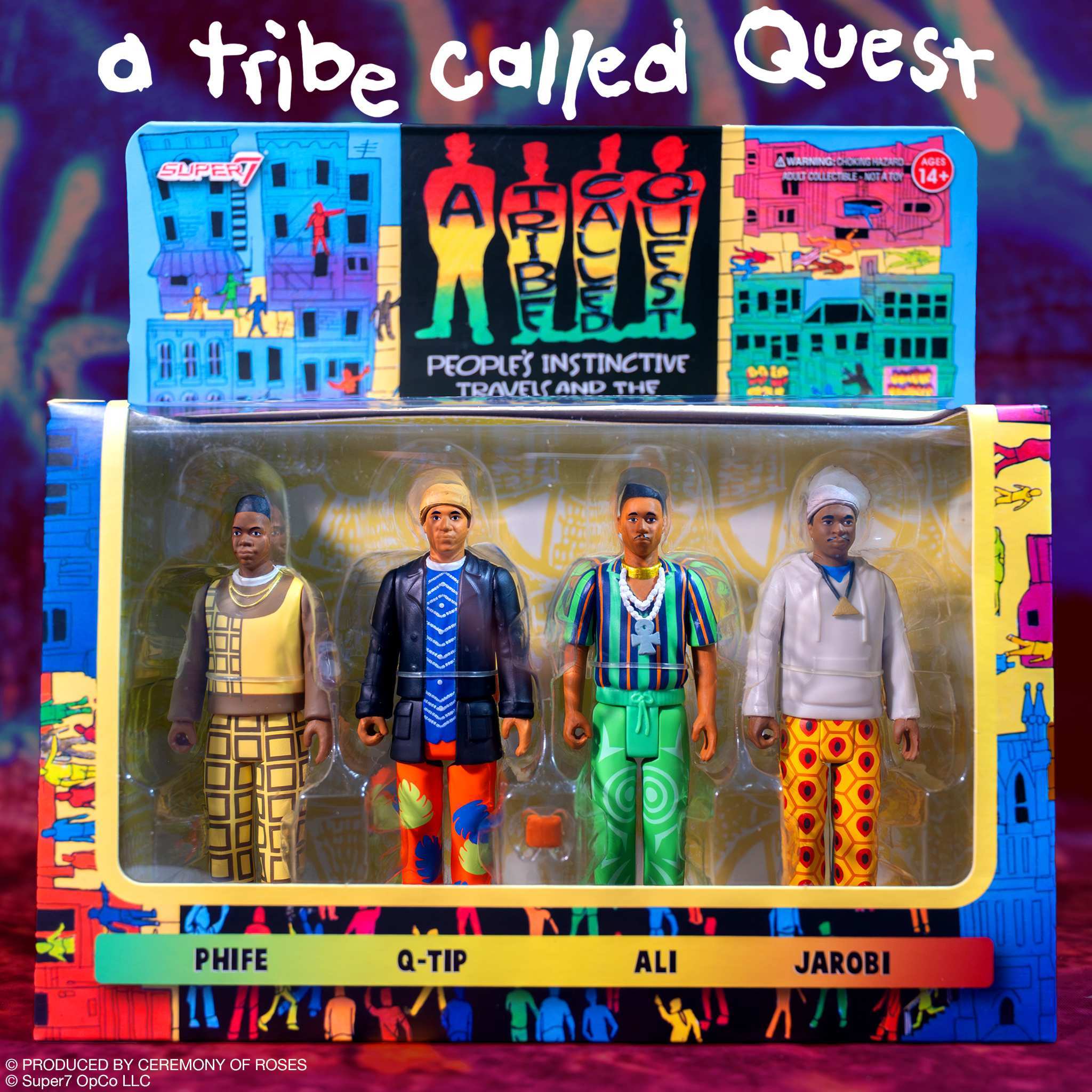 A TRIBE CALLED QUEST ReAction Figures Wave 01 - People's Instinctive Travels and the Paths of Rhythm  (4-Pack) - Image 11